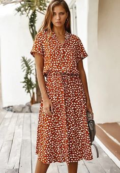 Dots Print White Short Sleeve Midi Boho Beach Dress


Yellow Cozy Outfit Ideas, Outfit Ideas August, Bohemian Floral Dress, Boho Beach Dress, Vintage Midi Dresses, Leopard Print Shirt, Women's Street Style, Polka Dot Shorts, Comfy Outfit