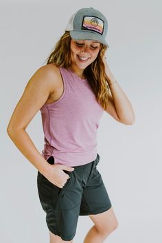 Is it weird to say you will love sweating in this shirt? The Get Out There Girl Tank is breathable, anti-static, strong, and durable. Sweating never felt so good. The bamboo fabric is soft, smooth, and luxurious to the touch. You won't want to take it off. Wear this on your next hike, workout, or just doing yard work. This bamboo top is sure to become your new favorite. Fabric Content: 95% bamboo 5% spandex Available in women's sizes: XS (0-2) S (4-6) M (8-10) L (12-14) XL (16-18) 2XL (20-22)