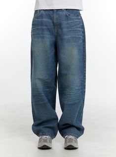 wide-fit-baggy-jeans-ca401 / Blue Baggy Dark Wash Flare Jeans In Rigid Denim, Dark Wash Baggy Flare Jeans, Wide Leg Dark Wash Jeans For Streetwear, Trendy Baggy Rigid Denim Jeans, Medium Wash Relaxed Fit Cropped Jeans For Streetwear, Relaxed Fit Medium Wash Cropped Jeans For Streetwear, Relaxed Fit Cropped Jeans In Medium Wash For Streetwear, Baggy Straight Leg Cropped Jeans In Medium Wash, High Rise Medium Wash Flare Jeans For Streetwear