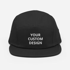 This Custom 5 Panel Hat, Custom 5 Panel Cap, Custom Five Panel Hat, 5 Panel Hat Black, Panel Hat Custom, 5 Panel Hat Women, 5 Panel Cap Custom, 5 Panel Hat Fish, 5 Panel Hat Bird is a perfect addition to your wardrobe! One size fits all. 5 Panel Cap | Yupoong 7005 - 100% cotton - Soft-structured, five-panel, low-profile cap - Metal eyelets - Nylon strap clip closure - Head circumference: 19⅝″-22½″ (48.3 cm-55.9 cm) - Blank product sourced from Vietnam or Bangladesh Customizable 5-panel Snapback Hat, Customizable Casual 5-panel Snapback Hat, Casual Customizable 5-panel Snapback Hat, Customizable Black Fitted Hat With Flat Bill, Customizable Black Baseball Cap For Outdoor, Customizable Black Dad Hat Baseball Cap, Customizable Black Baseball Dad Hat, Customizable Black Dad Hat, Customizable Black 5-panel Hat