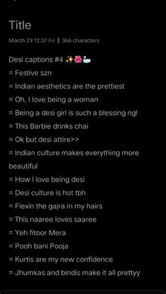 an iphone screen with the text'i love being a woman'in different languages