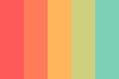 an image of a rainbow colored background with different colors and shapes in the same color scheme