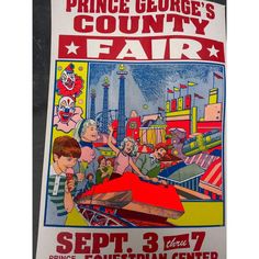 an advertisement for the prince george's county fair