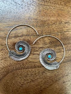 Silver Boho Earrings | Turquoise Earrings For Festival, Turquoise Pierced Earrings For Festival, Boho Drop Earrings, Turquoise Boho, Earrings Turquoise, Earrings Boho, Orlando Fl, Boho Earrings, Earrings Silver