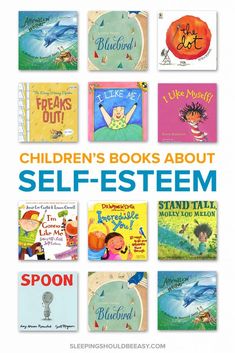 Liking themselves helps children feel happy and succeed in life. You can encourage confidence in your kids and improve how they see themselves by reading children's books about self esteem! #childrensbook #selfesteem Self Esteem Books, Feel Happy, Kids Books, Self Help Books, Social Emotional Learning, Kids Reading, Social Emotional