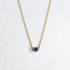 |Light Blue Sapphire - 14k Yellow Gold|14k Yellow Gold Platinum Pendant, Light Blue Sapphire, Melanie Casey, Blue Sapphire Pendant, Sapphire Necklace Pendants, Gold Rope Chains, Sapphire Pendant, Necklace Blue, Sapphire Necklace