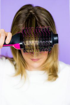 Blowout Diy, Blowout Tips, At Home Blowout, Home Blowout, Brush Blowout, Revlon Hair Dryer Brush, Blowout At Home, Sleek Blowout, Revlon Hair Dryer