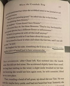 an open book with some type of text on the page and another one in it