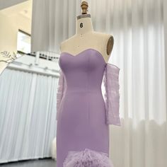 Warm Tips : 1. If the dress 100% real photos ? All the dresses you see are 100% real photos made by our factory ,you will get exactly what you see ,even more beautiful than photos :) 2. How long can I receive the dress ? Usually we can ship the dress within 7-15 days .Shipping time is about 5-7 working days by DHL ,Fedex,UPS,TNT etc.If you need it urgently , please tell us ,we can arrange a rush order for you :) 3. If have the tax? The taxes are charged by your country ( most countries doesn't c Fitted Floor-length Purple Wedding Dress, Tulle Mermaid Dress For Wedding And Prom Season, Fitted Tulle Mermaid Dress For Wedding, Wedding Mermaid Dress In Tulle Fitted, Tulle Mermaid Hem Evening Dress For Wedding, Fitted Bodice Mermaid Dress With Ruffles For Wedding, Purple Ruffled Evening Dress For Wedding, Wedding Mermaid Dress With Ruffles And Fitted Bodice, Tulle Mermaid Hem Wedding Gown