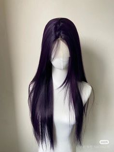 Dark Purple Hairstyles, Dark Purple Hair Color, Tato Minimal, Dyed Hair Purple, Cute Hair Colors, Hair Mistakes, Hair Inspiration Long