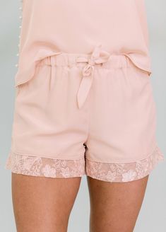 The Purchase of the Katelyn Pajama Short Includes: DONATION to United States based non-profit benefiting women Product Details: Luxe pajama short featuring floral and butterfly embroidered cuff. Model wearing size Small Available in Sizes XS-1X Fabric Content: 100% Polyester Crepe Short lined in the same pink fabric as outer fabric Floral and butterfly embroidered mesh cuff - 2.25 inches Faux pocket Drawstring tie with elastic band for accommodating fit Review size chart for fit details related Pink Short Sleepwear For Spring, Short Sleepwear For Spring Sleepover, Feminine Spring Pajama Shorts For Loungewear, Feminine Spring Pajama Shorts For Sleep, Pink Spring Shorts For Sleepovers, Pink Shorts For Sleepover, Spring Season, Pink Shorts For Sleepovers In Spring, Pink Short-length Spring Sleepwear, Pink Pajama Shorts For Sleep In Spring