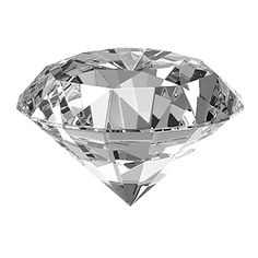 a diamond on a white background