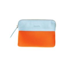 You'll love this modern multi-purpose pouch—a vibrant and versatile organizer that's as playful as it is practical! The Roxcy mesh and leather pouch is the perfect size to hold all your essentials, whether it's makeup, toiletries, charger cords, or beach day must-haves. She's a versatile companion for your on-the-go lifestyle. Plus, you can toss her into one of our larger bags (she happens to pair perfectly with our Cherie mesh beach tote). Features   Eye-catching colors: Combos you’ll keep reaching for.  Buttery-soft: The leather border is so soft and luxurious.  Minimal design: Clean lines, accented with Sapahn’s logo stamp.  Spacious: The perfect size for all your essentials.  Unique material: The mesh construction gives this pouch a fun and trendy vibe. Spot clean mesh with water and d Mesh Pouch, Laptop Travel Bag, Handbag Stores, August Birthstone Jewelry, Gifts For New Mums, Jewelry Ring Box, Pearl Jewellery Earrings, Unique Materials, Beach Tote