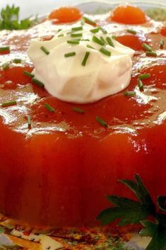 Barefoot Contessa Tomato Aspic Tomato Aspic Salad, Tomato Aspic With Lemon Jello, Tomato Aspic Recipes, Tomato Mousse, Aspic Recipes, Tomato Aspic Recipe, Tomato Aspic, Croatian Christmas, Aspic Recipe