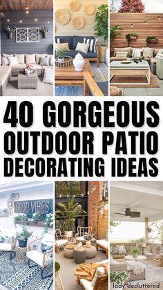 The patio awnings can make patio fireplaces look more appealing. Some people choose not to use patio fireplaces because they don't want to leave their patio furniture out in the weather. Outdoor Deck Decorating, Outdoor Patio Decorating Ideas, Design Per Patio, Small Patio Decor, Patio Inspiration, Backyard Pool Landscaping, Patio Decorating Ideas, Outdoor Decor Backyard