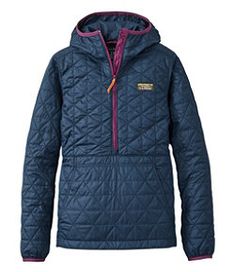 #LLBean: Women's Katahdin Insulated Pullover Puffer Coat With Hood, Ll Bean Women, Winter Puffer Jackets, Puffer Jacket Women, Chore Jacket, Womens Fleece, Winter Coats Jackets, Outfits Summer, Hooded Pullover