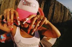 Nail Photoshoot, Hip Hop Classics, Vintage Black Glamour, Exotic Nails, Nail Photos, Y2k Summer, Aesthetic Y2k