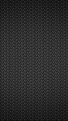 an abstract black and white background with small circles in the shape of hexagonal shapes