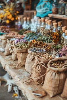 Dried flowers and herbs, infusions and decoctions on the market. Selective focus. royalty free stock images Herbologist Aesthetic, Dried Herbs Aesthetic, Herbs Aesthetic, Herbs Photography, Witchy Store, Herb Photography, Herbalist Shop, Horticulture Therapy, Herbal Shop