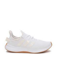 Adidas Cloudfoam Women, Tennis Fits, Foams Shoes, Adidas Tennis Shoes, Adidas Cloudfoam, Adidas Shoes Women, Shoe Company, Adidas Running, Prom Shoes