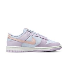 Lavender Low-top Sneakers With Rubber Sole, Pastel Nike Lace-up Sneakers, Sporty Lavender Sneakers With Rubber Sole, Lavender Sporty Sneakers With Rubber Sole, Pastel Sneakers With Rubber Sole For Streetwear, Lavender Low-top Sneakers For Streetwear, Nike Custom Sneakers For Spring Streetwear, Nike Lavender Sneakers For Streetwear, Nike Lavender Sneakers For Sports