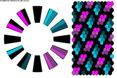 an image of the same color scheme in different patterns