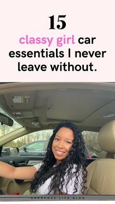 15 Classy girl car essentials - Gorgeous Life Blog Women’s Car Essentials, What's In My Car, First Car Must Haves, Elegant Car Accessories, Girl Car Must Haves, Beauty Tools Must Have, Elegant Cars For Women, Car Kits For Women, Must Have Car Essentials