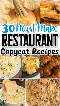 30 must make restaurant copycat recipes