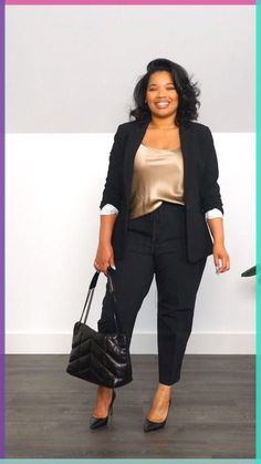 #outfitsoftheday #outfitsforwork #outfitsonpoint #outfitsostenibili #outfitsostenibile #outfitspiration #outfitsaretagged #outfitsforfall Business Conference Outfit Black Women, Office Outfits Women Large Size, Fashion Inspo Outfits Work, Most Flattering Outfits For Plus Size, How To Dress Casual For Women, Big Size Work Outfit, Women's Plus Size Work Outfits, Curvy Realtor Outfits, Work Outfit Inspiration Business Casual