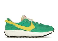 Nike Waffle Debut Vintage Stadium Green Opti Yellow (Women's) Nike Waffle Debut, Nike Waffle One, Yellow Nikes, Nike Waffle, Shoes Sneakers Nike, Hot Sneakers, Adidas Yeezy, Jordan Retro, Coconut Milk