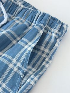 Specification: Occasion: Home, Casual Color: Blue, Gray Size: S, M, L, XL, 2XL Pattern: Plaid Closure Style: Drawstring Season: Spring, Summer, Autumn Material: Cotton Design Element: Drawstring Length: Long Fit: Loose Care and Cleaning: Machine Wash & Tumble Dry Package included: 1*Pants Cotton Pants For Summer Pajama Party, Summer Plaid Pants For Loungewear, Summer Plaid Loungewear Pants, Summer Cotton Sleepwear With Drawstring, Cotton Summer Sleepwear With Drawstring, Plaid Cotton Beach Bottoms, Home Ware, Cotton Pajama Pants, Mens Pajama Pants