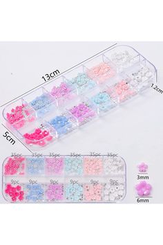 3d Flower Nails, Studded Nails, Nail Jewelry, Flower Nail Art, Uv Gel, Nail Charms, Uv Led, Nail Salon