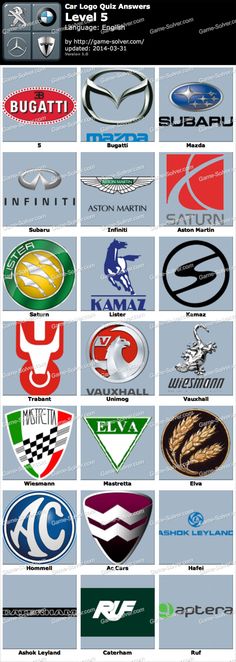 many different logos are shown together in this graphic style, with the names and colors on them