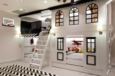 Kids Room Ideas, Kids Bedroom Ideas, Shared Girls Bedroom, Cool Room Designs, Cool Kids Rooms, Playground Ideas, Kids Room Interior Design, Rooms Decor, Kids Bedroom Inspiration