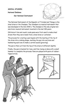 the instructions for making a stool and table with two people sitting at it in front of them