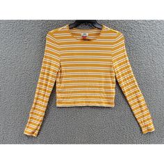 Tommy Jeans Striped Ribbed Top Women'S M Sunflower Combo Back Cutout Crew Neck Tommy Jeans Striped Ribbed Top Women's M Sunflower Combo Back Cutout Crew Neck Retail $55.00 Elevate Your Casual Wardrobe With This Tommy Jeans Striped And Ribbed Top In Size M. The Sunflower Combo Color Adds A Pop Of Color To Your Outfit, While The Classic/Fitted Sleeve And Crew Neck Design Provide A Comfortable Fit For Any Occasion. The Pullover Closure And Collaredless Feature Make It Easy To Wear, While The C Combo Color, Cotton Tunic Tops, Tommy Hilfiger Shorts, The Sunflower, Jeans Tops, Striped Jeans, Ribbed Top, Distressed Black Jeans, Black Ruffle