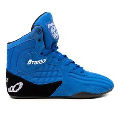 Royal Stingray Bodybuilding Weightlifting shoe | royal-stingray-bodybuilding-weightlifting-shoe | Otomix Sports Gear Luxury Blue Basketball Shoes With Air Max Cushioning, Luxury Blue Leather Basketball Shoes, Blue Synthetic Basketball Shoes, Blue High-top Basketball Shoes With Air Max Cushioning, Blue High-top Synthetic Basketball Shoes, Martial Arts Gear, Lifting Shoes, Workout Sneakers, Weight Lifting Shoes