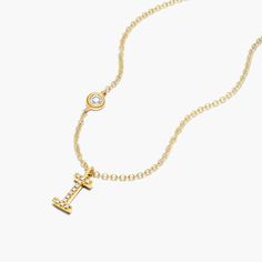 Our collection of dazzling diamond letter necklaces is the perfect way to carry your loved ones with you all the time. Available at 16,17, or 18 inches long, you can get a letter for everyone you love, starting with you! Initial I, Gold Initial, Letter Necklace, A Letter, Are You The One, For Everyone, Diamond Necklace, Initials, First Love