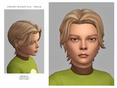 Sims 4 Freddy Hairstyle Kids Hairstyles Boys, Sims 4 Hair Male, Hair Male, Sims 4 Game Mods, Sims 4 Characters, Sims 4 Toddler, Sims Hair