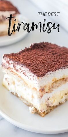 the best tirami dessert is made with chocolate and cream