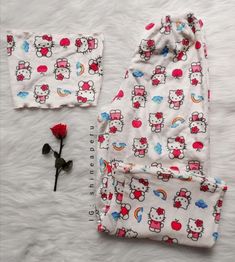 Sanrio Outfits, Cutesy Outfit, Hello Kitty Gifts, Cute School Bags, Hello Kitty Merchandise, Pajama Fashion