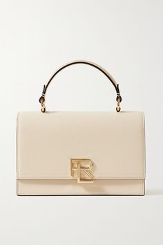 Utterly timeless and effortlessly elegant, Ralph Lauren Collection's 'The RL' tote is a soon-to-be classic. Crafted from cream leather with a suede lining, it has hand-painted edges and gleaming gold hardware. The structured profile will stand up to regular use, but store it in the dust bag between outings. Elegant Bags Handbags, Spring Purses, Luxury Bags Collection, Beauty Finds, Ralph Lauren Bags, Stylish Handbags, Elegant Bags, Fancy Bags, Classic Bags