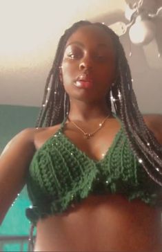 This is a tie-around neck and back ruffle crochet shirt. Fitted Ruffle Crochet Top, Casual Fitted Halter Top With Ruffles, Fitted Casual Crochet Top With Ruffles, Casual Fitted Crochet Top With Ruffles, Crochet Ruffle Top, Ruffle Crochet, Crochet Ruffle, Crochet Shirt, Ruffle Top