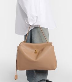 Rodeo Large leather tote bag in beige - Balenciaga | Mytheresa High-end Bags With Turn-lock Closure For Everyday Use, High-end Satchel With Turn-lock Closure, High-end Top Handle Bag With Turn-lock Closure, Everyday Beige Satchel With Turn-lock Closure, Beige Double Handle Bag With Turn-lock Closure, Modern Beige Bag With Turn-lock Closure, Luxury Beige Shoulder Bag With Turn-lock Closure, Designer Tote Bag With Turn-lock Closure, Designer Satchel With Turn-lock Closure For Daily Use