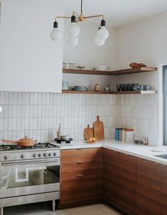 the kitchen is clean and ready for us to use