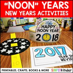 Noon Years - New Years Activities - New Years 2019••••••••••••••••••••••••••••••••••••••••••••••••••••••••••••••••••••••••••••••••••••••Included in this download is:Celebrate Noon Years with your students with these fun New Years Day Activities!- Easy Reader - a 6 page book with simple sentences an... New Year Hats, Snowman Writing Activities, Interactive Alphabet Notebooks, Snowman Writing, Winter Writing Prompts, Ball Craft, Winter Lesson Plan, December Writing, King Craft