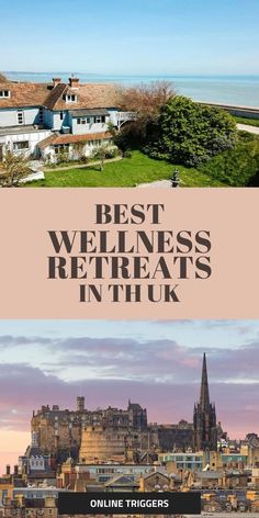 two pictures with the words best weeness treats in uk and an image of a castle