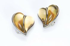 Sonia Rykiel Paris Glass Heart Earrings 2 Genuine Love, Sonia Rykiel, Glass Heart, Earrings Vintage, Buy Vintage, Heart Earrings, Vintage Earrings, Made In France, Antique Jewelry