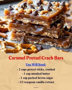 Caramel Pecan Pretzel Bars, No Bake Caramel Pretzel Cracker Bars, Carmel Pretzel Bark, English Toffee Recipe, Caramel Cookies Bars, Easy Christmas Candy Recipes, Easy Candy Recipes, Toffee Recipe, Christmas Baking Recipes