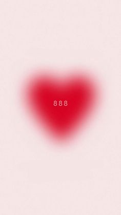 a red heart shaped object with the word 388 on it